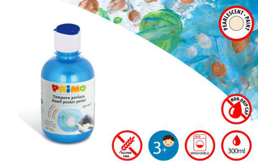 Picture of PRIMO 300ML PEARL POSTER PAINT BLUE ULTRAMARINE